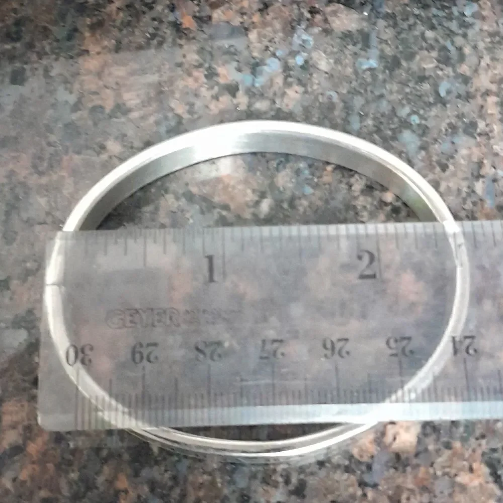 Unisex Roman Numeral Stainless Steel Bracelet...7